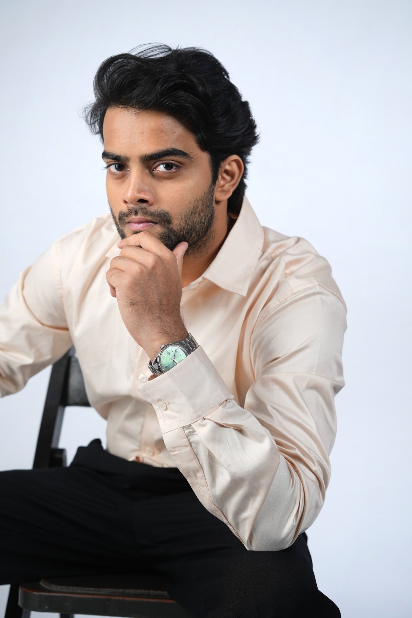 Cream Cotton Shirt