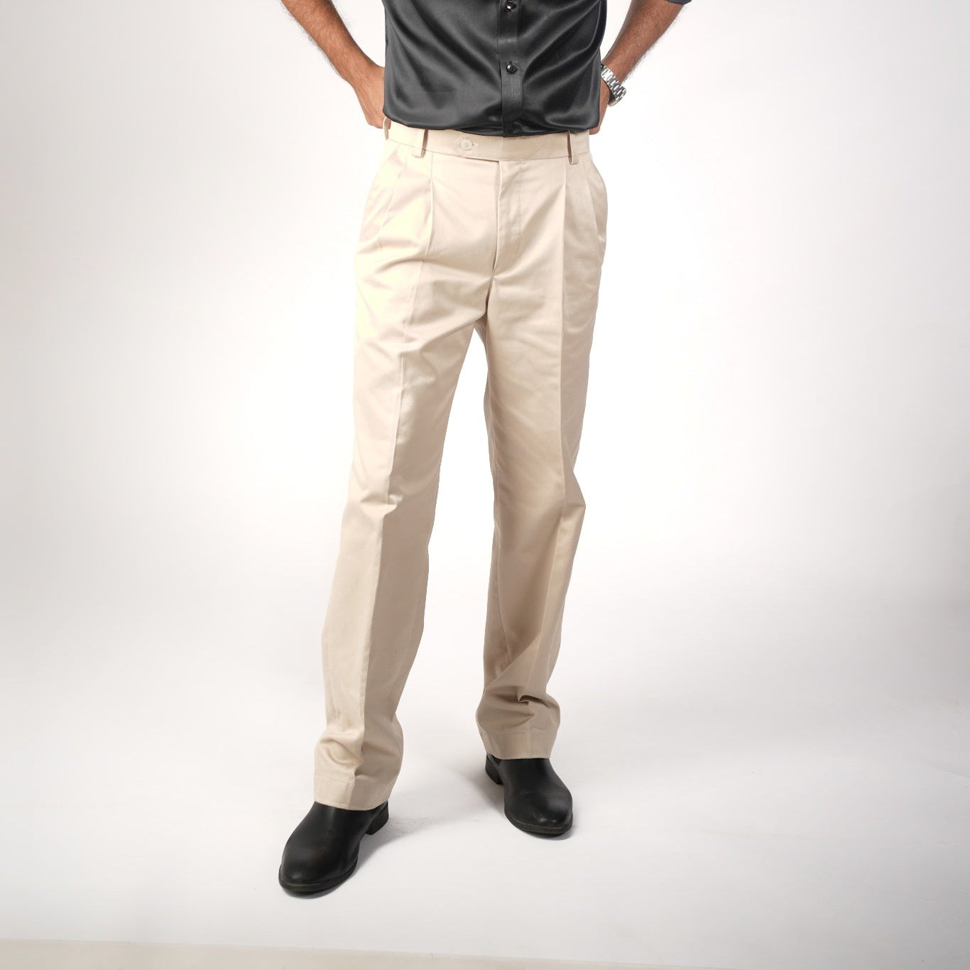 Beige Premium Cotton Trouser
