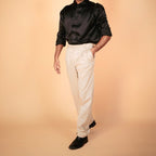Beige Premium Cotton Trouser